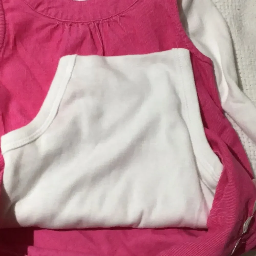 Ultra tiny courderoy hot pink fox jumper worn once